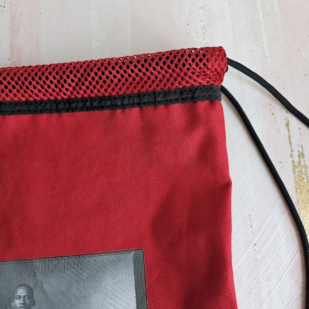 🔥 Vintage Air Jordan Drawstring Bag – Red/Black – Michael Jordan #23 Graphic – - Picture 6 of 16